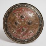 A Small Indian Shield (Dahl), 19th Century, diameter 11 in — 28 cm