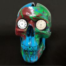 Damien Hirst (b. 1965), THE HOURS SPIN SKULL, 2009, titled to the back of the skull in black paint,