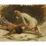 Max Liebermann (1847-1935), STUDY FOR SAMSON AND DELILAH CIRCA 1901-1902 [E. 1907/26],, signed lowe