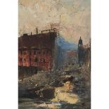 Maurice Galbraith Cullen, RCA (1866-1934), LOOKING UP MCGILL STREET, MONTREAL, 11 APRIL 1899, 1899,
