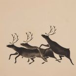 Possibly: Osuitok Ipeelee ᐅᓱᐃᑐ ᐃᐱᓕ, RCA (1923-2005); Innukjuakju Pudlat ᐃᓄᔪᐊᕋᔪ ᐳᓚ (1913-1972), UNTIT