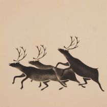 Possibly: Osuitok Ipeelee ᐅᓱᐃᑐ ᐃᐱᓕ, RCA (1923-2005); Innukjuakju Pudlat ᐃᓄᔪᐊᕋᔪ ᐳᓚ (1913-1972), UNTIT