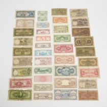 A Group of Thirty-Eight Republic of China Banknotes, 1914-1949, 1914-1949年间 纸币一组三十八张, longest length