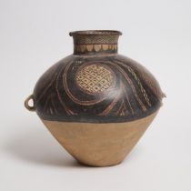 A Large Painted Pottery Jar, Majiayao Culture, Banshan Phase, Neolithic Period, 3rd Millennium BC, 新
