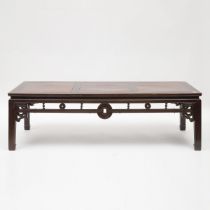 A Chinese Rosewood Bench, 花梨长椅, 20 x 66.1 x 21.9 in — 50.7 x 168 x 55.5 cm