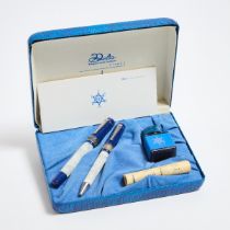 Delta Artigiani Della Scrittura Italian Fountain Pen And Ballpoint Pen Set, limited edition commemor