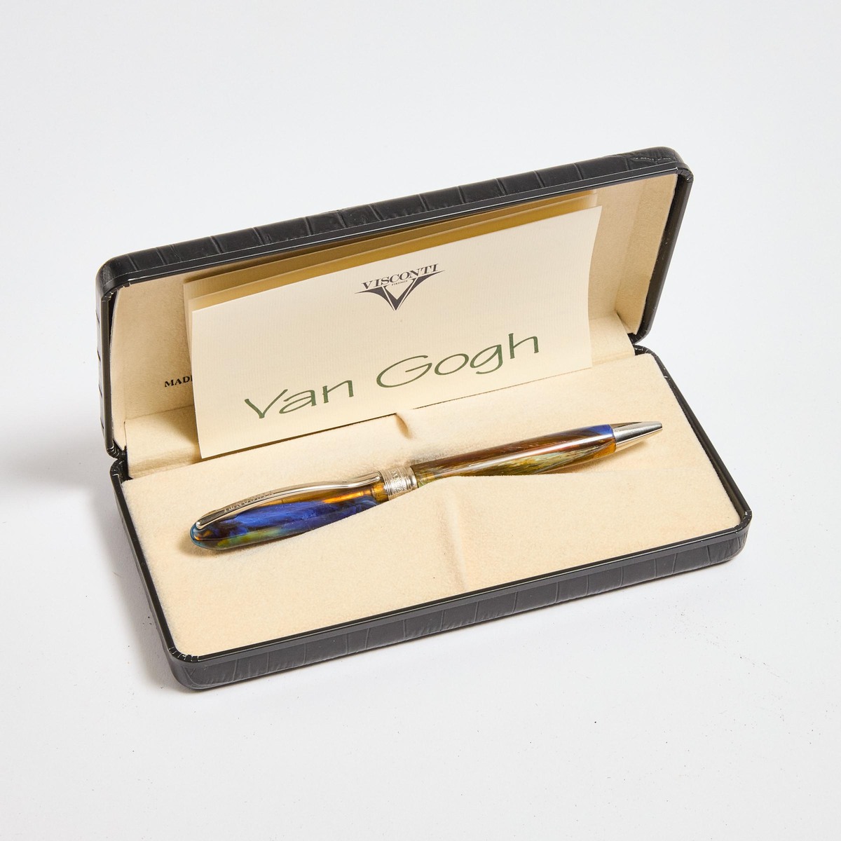 Visconti 'Van Gogh' Ballpoint Pen, vibrant multi-colour body with chrome trim; with the original box