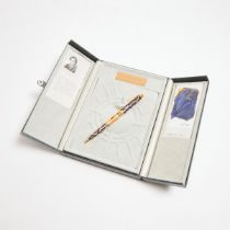 Élysée 'Impression No.1' Limited Edition Ballpoint Pen, #1374; multi-colour lacquer and gold-plated