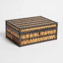 Anglo-Indian Porcupine Quill Box, 19th century, 5 x 11.6 x 8.25 in — 12.7 x 29.5 x 21 cm
