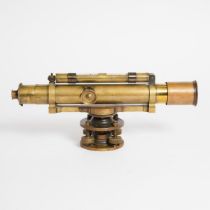 Canadian Engineer's 16 Inch Dumpy Level, Signed Foster, Toronto, c.1880, 7 x 15.5 in — 17.8 x 39.4 c