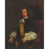 In the manner of Sir Peter Lely, Anglo-Dutch School, PORTRAIT OF JOSIAH STUBBIN, 17TH CENTURY, 40.9