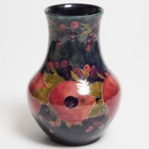 Moorcroft Pomegranate Vase, c.1916-18, height 8.7 in — 22 cm