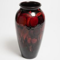 Moorcroft Flambé Wisteria Vase, c.1925-30, height 12 in — 30.5 cm