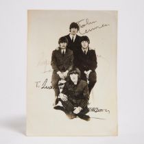 Autographed Publicity Photograph of The Beatles, 1966, 5 x 3.5 in — 12.7 x 8.9 cm