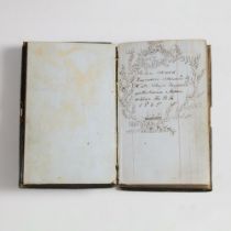 H.M.S. Leopard Naval Logbook of Engineer's Steward John Brock, 1862-1873, 6.3 x 4 in — 16 x 10.2 cm