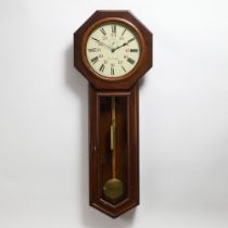 Canadian National Railways Station Clock, Seth Thomas Regulator No. 18, c.1890, 54 x 20 x 6 in — 137