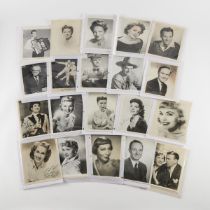 Large Quantity Celebrity Autographed Publicity Photographs and Letters, c.1955