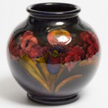 Moorcroft Flambé Orchids Vase, c.1945-49, height 7.9 in — 20 cm