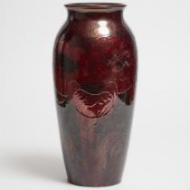 Moorcroft Flambé Big Poppy Vase, c.1925-30, height 17.9 in — 45.5 cm