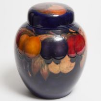 Moorcroft Flambé Wisteria Ginger Jar, c.1925-30, height 10.6 in — 27 cm