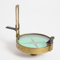 English Azimuth Compass, Dolland, London, early 20th century, diameter 4.7 in — 12 cm