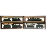 4x OO gauge railway GWR tender locomotives by Mainline Railways. Including; A Manor Class 4-6-0,
