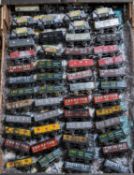 A quantity of OO gauge Freight Rolling Stock. Including Mineral and Hopper wagons with loads. Long