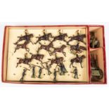 A Britains Royal Horse Artillery with Gun and Escort set (No.39). Comprising gun and limber in