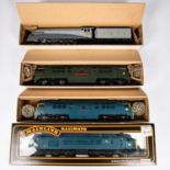 4x OO gauge railway locomotives by Liliput and Mainline Railways. Including; An LNER Class A4 4-6-