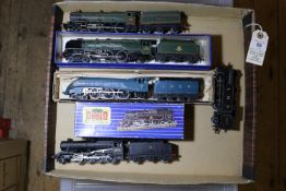 6x Hornby Dublo locomotives for 3-rail running. Including; a BR Castle Class 4-6-0, Bristol Castle