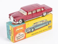 Corgi Toys Mercedes Benz 600 Pullman (247). A lighter red example with cream interior, complete with
