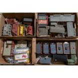 A quantity of Miscellaneous Railway Lineside Buildings & Accessories. Most plastic. Including engine