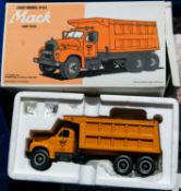 10 First Gear 1:34 scale Trucks. 2x 1960 Model B-61 Mack Dump Truck, C.P.Ward and Blaschak Coal.