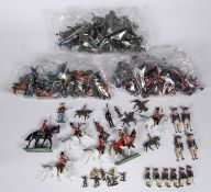 A quantity of Soldiers by Britains etc. Guardsmen including Mounted examples, Infantrymen, Stretcher