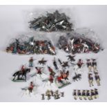 A quantity of Soldiers by Britains etc. Guardsmen including Mounted examples, Infantrymen, Stretcher