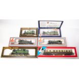 6x OO gauge railway GWR and LNER locomotives by Mainline Railways, Bachmann and Lima. Including; A