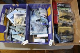 31x magazine issue aircraft and tanks by DeAgostini, Amer-Com, etc. 19x Aircraft in 1:100 and 1: