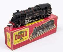 A Hornby Dublo BR Standard Class 4MT 2-6-4T locomotive, 80033, in lined black livery (2218). For 2-