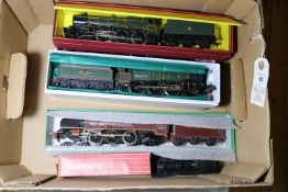 6x Hornby Dublo BR locomotives for 2-rail running. Including; Deltic Class 55 Co-Co diesel loco,