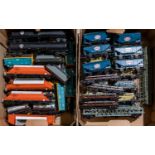 A quantity of OO gauge Freight Rolling Stock. Including Blue Circle Tank Wagons. (some weathered).