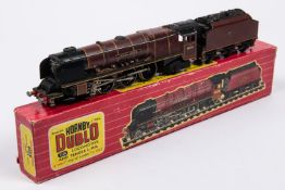 A Hornby Dublo BR (ex.LMS) Coronation Class 4-6-2 locomotive, City of London 46245, in lined