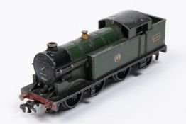 A Hornby Dublo GWR Class N2 0-6-2T locomotive, 6699, in green livery (EDL7). For 3-rail running.