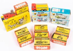 14x diecast vehicles by Benbros, Budgie and Marx. Including 9x Benbros Qualitoy Mighty Midget