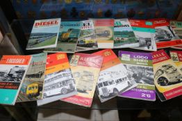 100+ railway and bus related Ian Allan ABC spotters books. Plus additional bus etc books. 100+ ABC