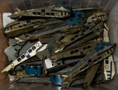 A good quantity of Tinplate Component Parts of Mettoy etc Aircraft. Plus a few Lorry parts. Fuselage