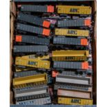 A quantity of OO gauge Freight Rolling Stock. Including Mineral wagons with loads (some