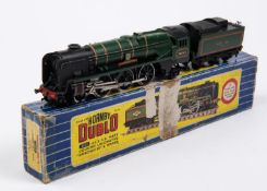 A Hornby Dublo BR (ex.SR) West Country Class 4-6-2 locomotive, Dorchester 34042, in lined green