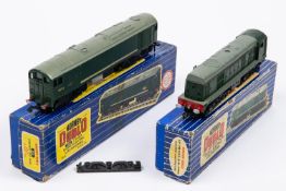 2x Hornby Dublo BR diesel locomotives for 3-rail running. Metro-Vic Class 28 Co-Bo locomotive,