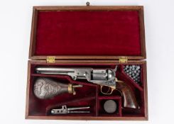 A 6 shot .36" Civil War Period Colt Model 1851 Navy percussion revolver, number 175589 (1864),