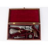 A 6 shot .36" Civil War Period Colt Model 1851 Navy percussion revolver, number 175589 (1864),